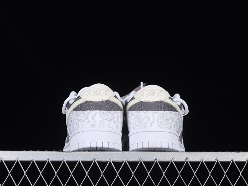 All categories Nk SB Dunk series Nk SB Dunk Low low-top sneakers Nk Dunk Low ESS reverse cashew flower micro industry customized version of deconstructed strap casual sneakers DJ9955-100